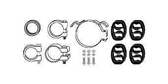 HJS 82 35 8185 Mounting Kit, exhaust system